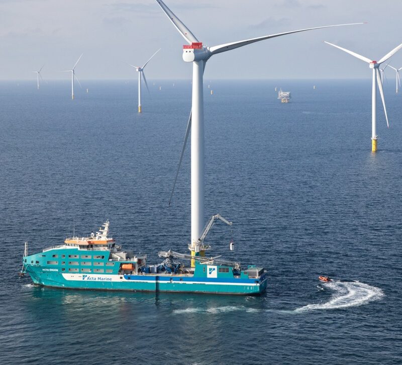 racebank, uk, acta marine project, acta orion, siemens gamesa