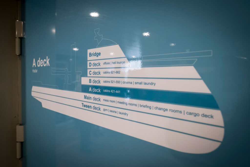 history, acta marine, workboats acta, walk to work